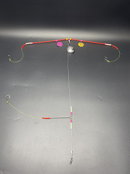 Оснастка на камбалу коромысло с флешером