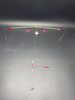 Оснастка на камбалу коромысло с флешером светонакопительное