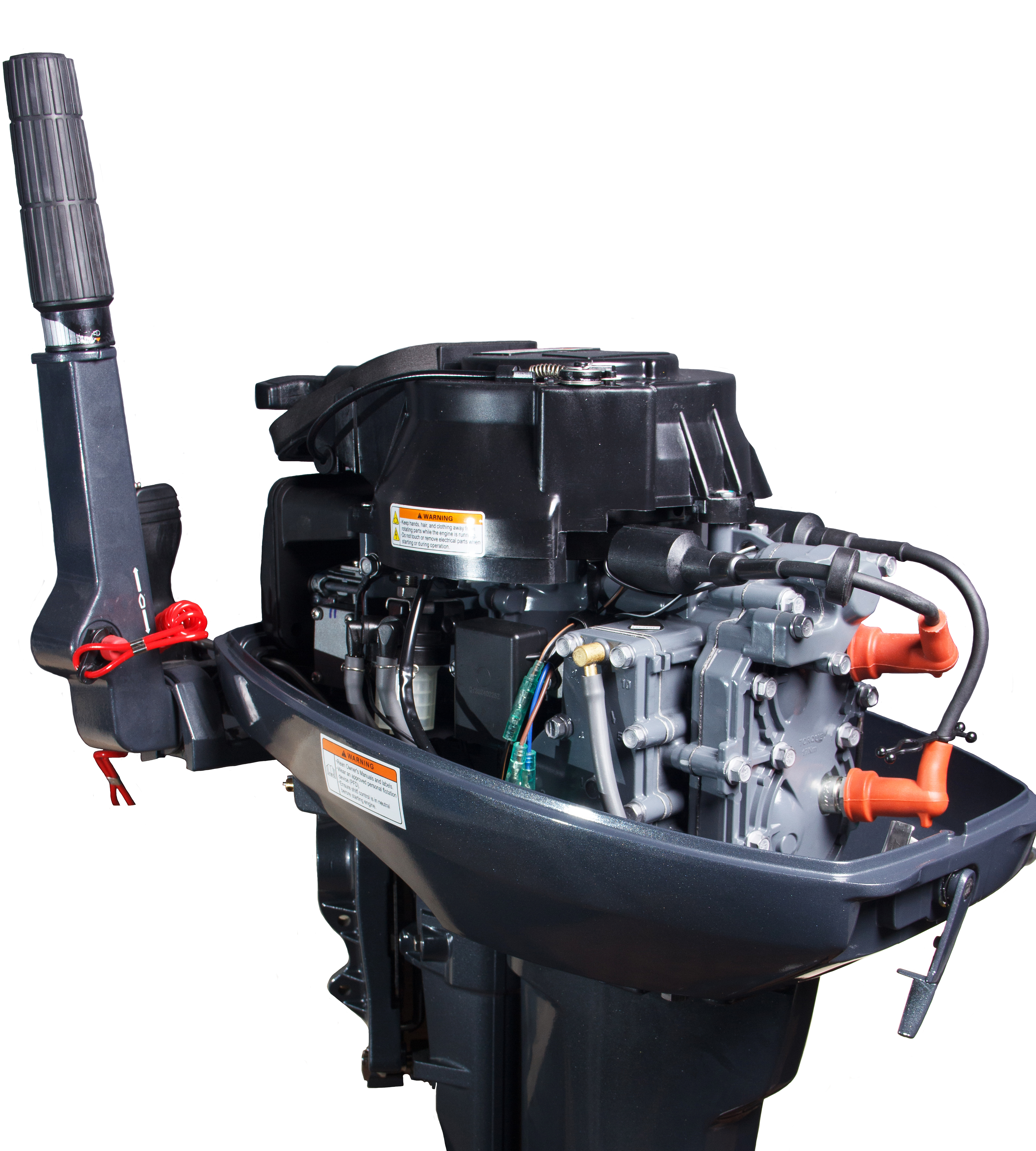 Мотор 9.9-4 с белым винтом копия