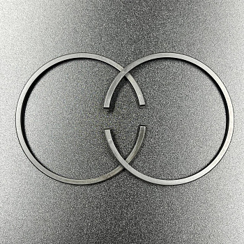 Кольца поршневые, комплект на один поршень Tohatsu 9.9-15 (STD) (Omax)*