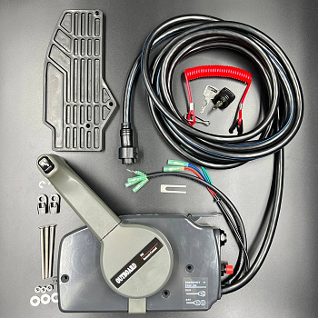 Дистанционное управление Yamaha 703 New (С кнопкой гидроподъема) (Толкающая) (10Pin) (PWB)