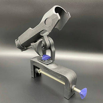 Подставка под удочку (С струбциной) (Пластик) (Sunfine) (Уценка, сломана ручка)