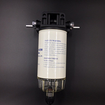 Фильтр топливный 10 мк с креплением и водосборником (большой) Easterner Тайвань