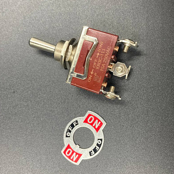 Тумблер трехпозиционный ON-OFF-(ON) 250VAC/15А 3P