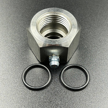 Гайка с тавотницей трубы струбцины (оси подъема)