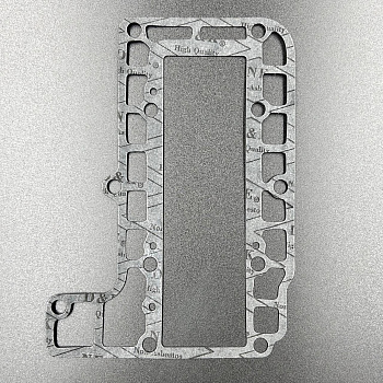 Прокладка выхлопного коллектора Yamaha 20-25С OLD (PREMARINE)