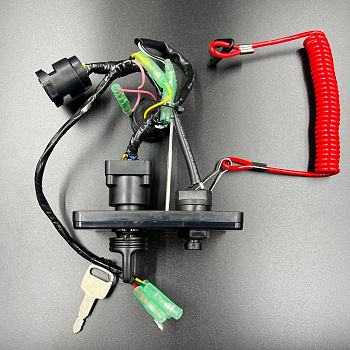 Панель зажигания  (замок зажигания и кнопка стоп с чекой) Yamaha F225-350 (PWB)