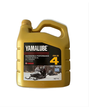 Масло моторное Yamalube 0W30 SYNTHETIC OIL (4 л) для снегоходов