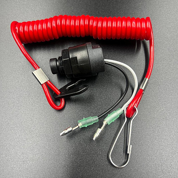 Кнопка аварийной остановки двигателя Yamaha 9.9-250, F4-350 (без чеки) (PREMARINE)