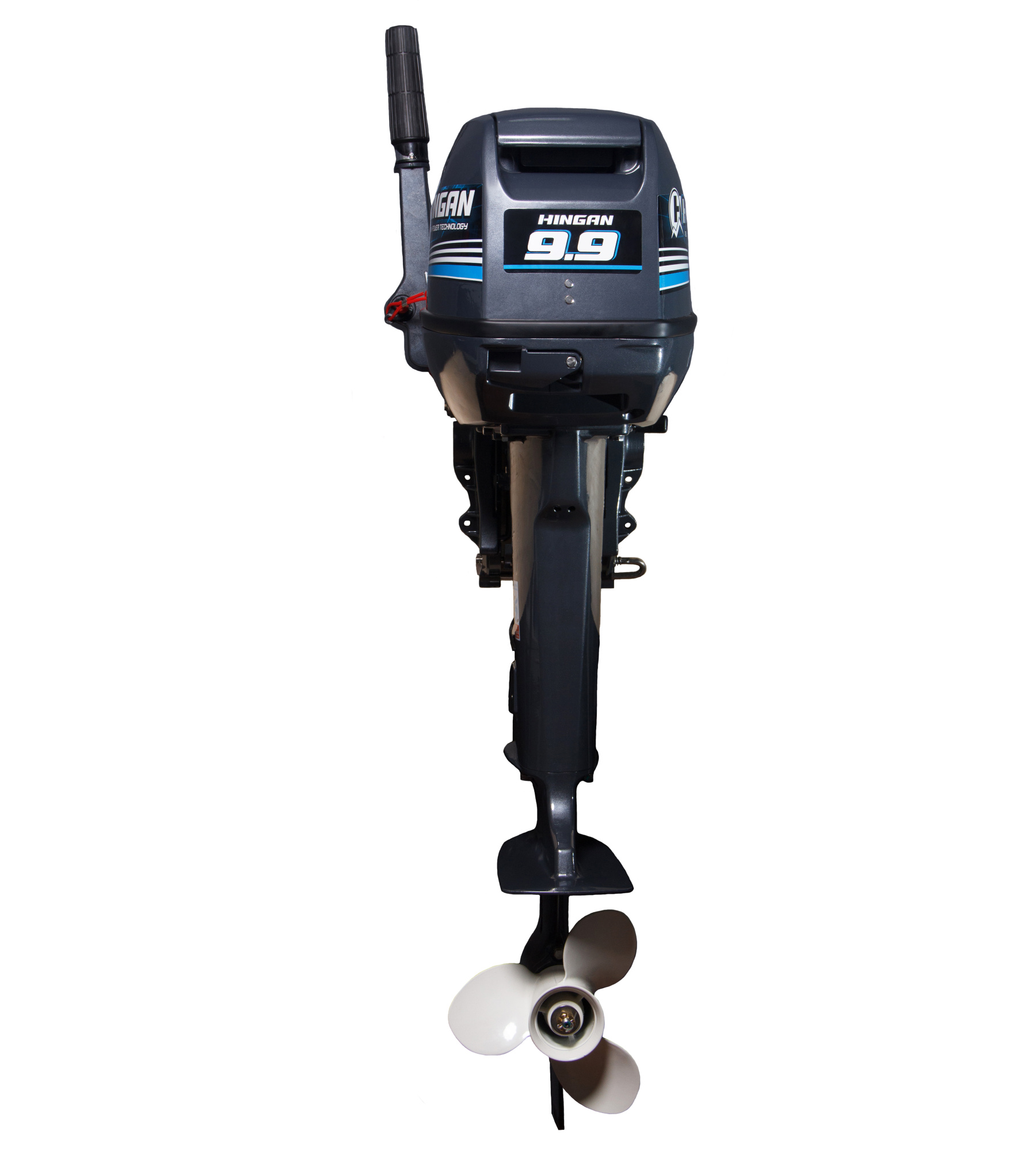 Мотор 9.9-1 с белым винтом копия