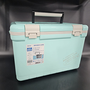 Термобокс SHINWA Holiday Land Cooler 22H синий  /6