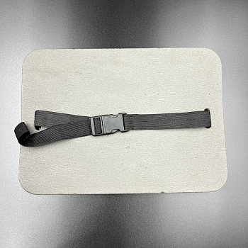 Сиденье для туриста 8 мм с карабином (серое)