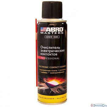Очиститель электрических контактов ABRO MASTERS 160 г