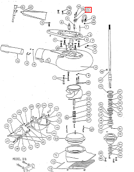 Уплотнительный блок выхлопа WT30 (1901) T30-30002 (PREMARINE)