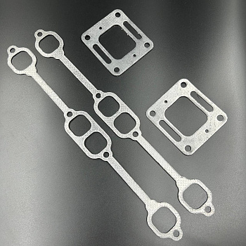 Комплект прокладок выхлопного коллектора mercruiser 5.0, 5.7 (27-33395) (JSP)
