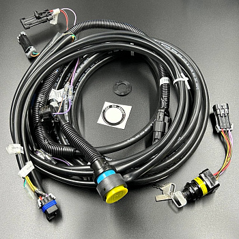 Кабель электр. с замком зажигания, 20 фт (HARNESS/KEY SWTCH 20ft 14 Pin) (Quicksilver)