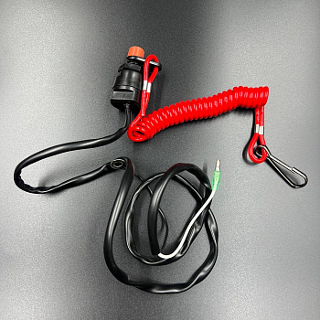 Кнопка аварийной остановки двигателя с чекой Yamaha 9.9-250, F4-350 (Omax)