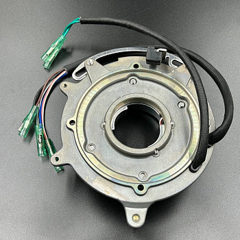 Магнето в сборе Yamaha 25-30 (YUELANG)(c катушкой 12v)