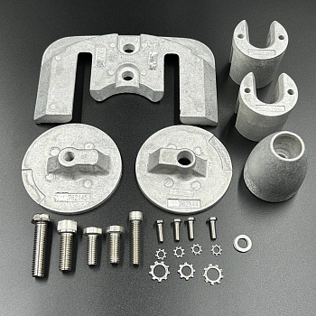 Комплект анодов алюминиевых Mercruiser Bravo 3 (JSP)