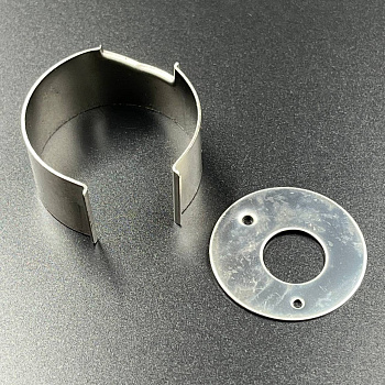 Стакан помпы охлаждения Suzuki DT9.9-15 (вкладыш и пластина) (Omax)