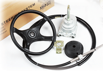 Рулевой комплект (редуктор YK7-A / трос M66-13FT / руль 161D) (N-Flex)