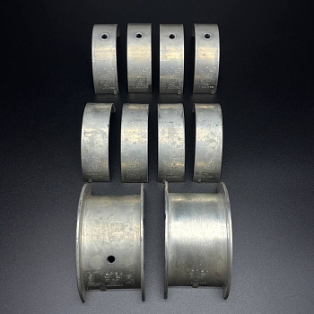 Комплект вкладышей коренных ремонтных 0,01" MERCRUISER 4.3/5.0/5.7L (23-818467) (Quicksilver)