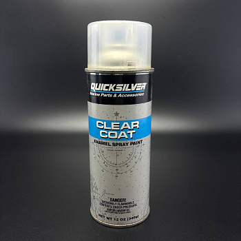 Эмаль прозрачная для кожухов ПЛМ 340 г. PAINT-CLEAR (12OZ@6) Quicksilver