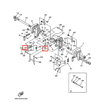 Кольцо стопорное Yamaha 2-250, F6-25 (99080-05600) (Yamaha)