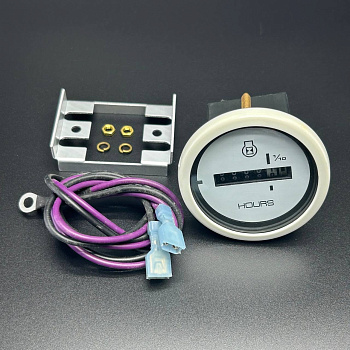 Счетчик моточасов белый GAUGE-CRUISE LOG (Quicksilver)