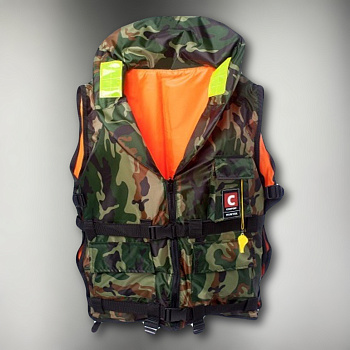 Жилет спасательный универсальный «COMFORT HUNTER» (от 80 до 120кг), светоотражающий, взрослый