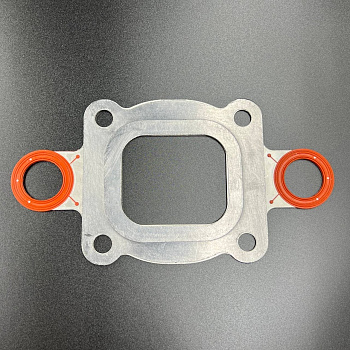 Прокладка выхлопного коллектора Mercruiser 4.3/5.0/5.7/6.2L V6/V8 (Omax)*