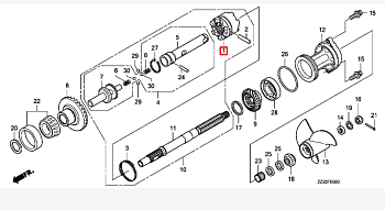 Муфта переключения скорости Honda BF60A (JAPAN)