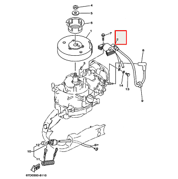 Коммутатор Yamaha F4 (PREMARINE2)