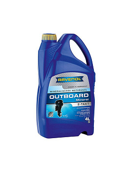 Масло моторное Ravenol Outboard 2-T Mineral ТВ (4л.) new