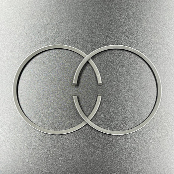 Кольца поршневые, комплект на один поршень Yamaha 40-50 (STD) (2Ring) (Sinera)
