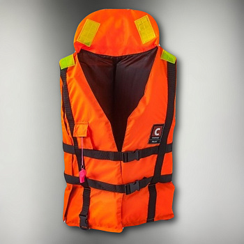 Жилет спасательный универсальный «COMFORT PILOT» (от 80 до 120кг)  светоотражающий, взрослый