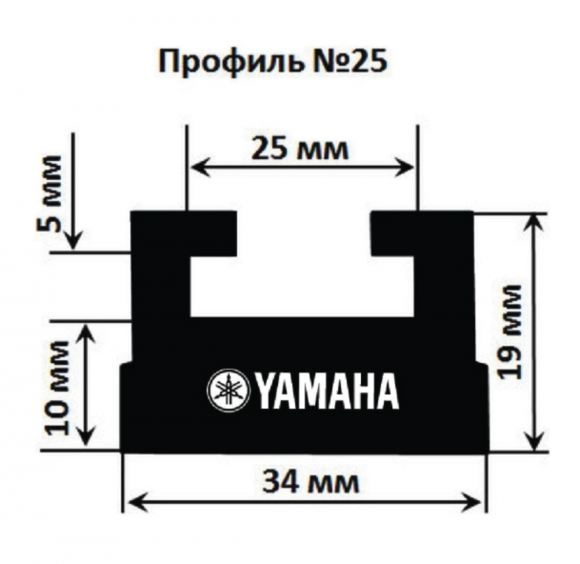 Склиз задней подвески Yamaha VK540 (8JD-47421-01)